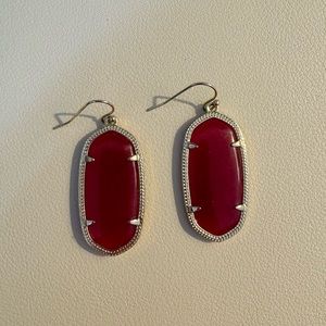 Kendra Scott Elle Gold Earrings in Light Plum